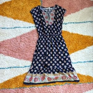 Adorable and Comfy Loft Midi Dress